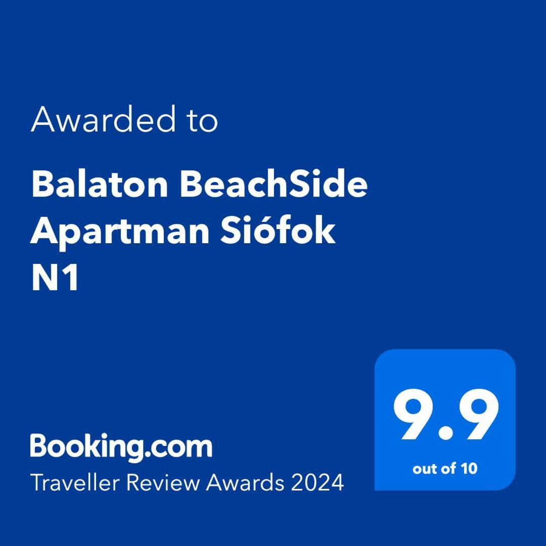 Balaton BeachSide Apartman Siófok N1 Kültér fotó
